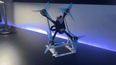 FPV (race) drone launcher/launchpad